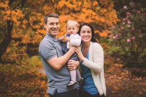 Tim and Molly Underwood with daughter Nora; Photo Credit: Rachel Sutherland, IH Resident