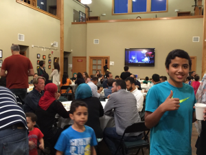 Last year Blakely Hall was full of families gathered to celebrate Iftar.