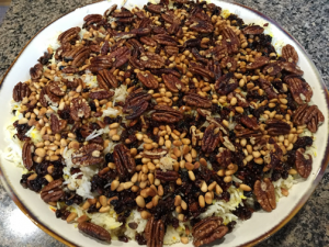 The rice dish author Nada had made for last year’s Iftar event at Blakely Hall.