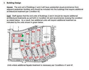 Westridge North Townhomes 1 building end design