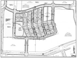 Westridge North Townhomes 1 site plan