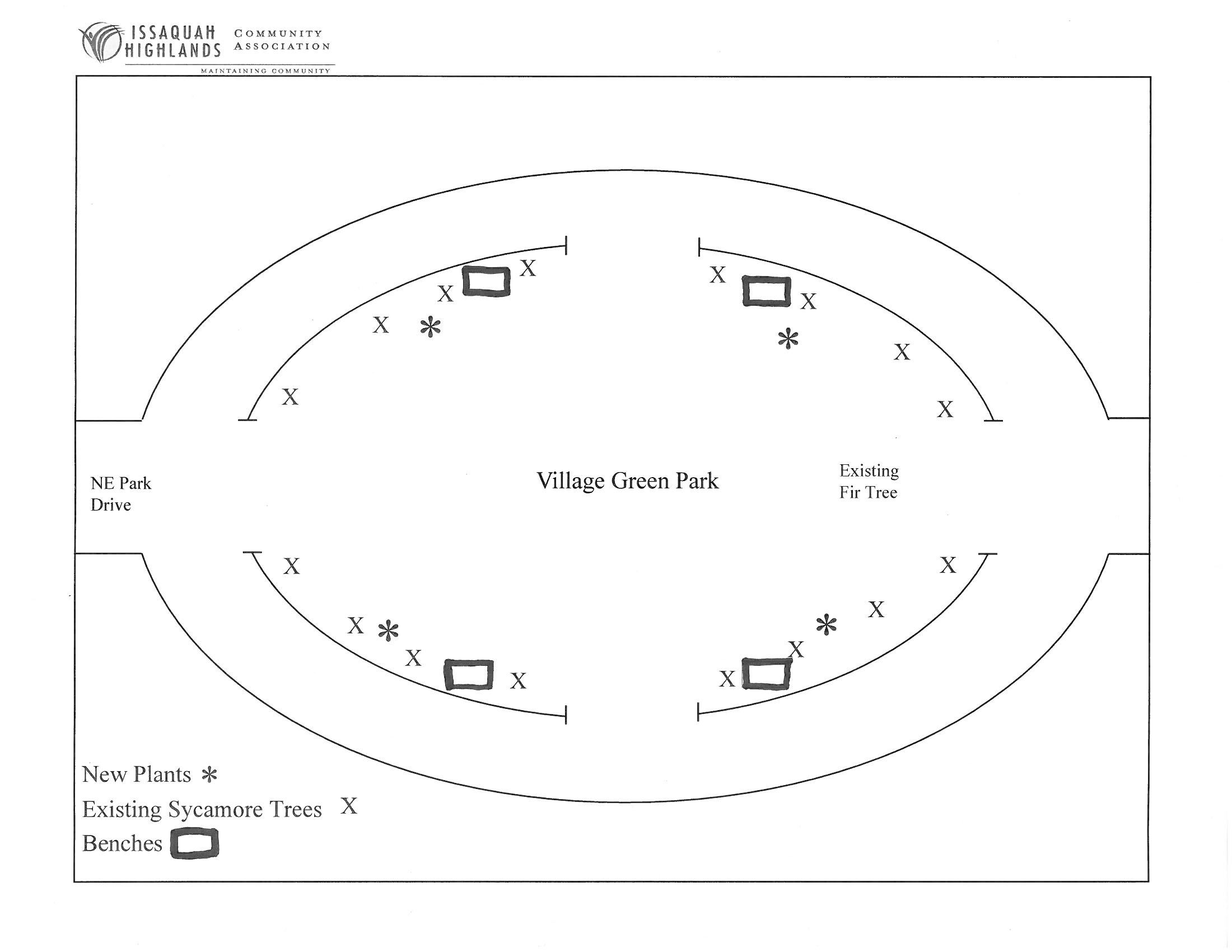 Village Green Park Project Map